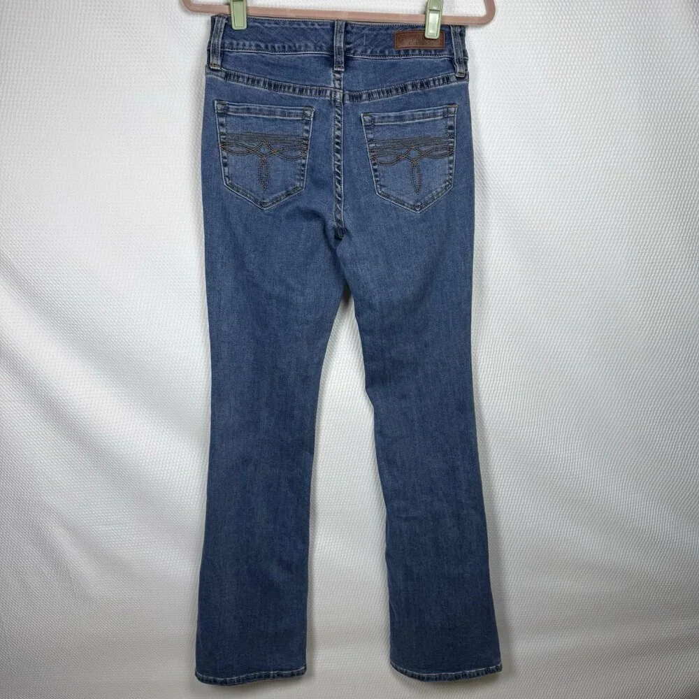 Rock & Roll Denim Women’s Mid Rise Bootcut Jeans W28 L36 Medium Wash